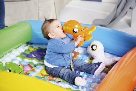 Детский надувной бассейн 132x132x23см, Bestway 52240 BW