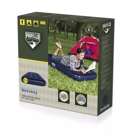 Надувной матрас 76х185х22см, до 150кг, Bestway 67000 BW