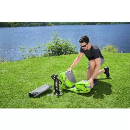 Надувная лодка "Wayfarer Packraft" 210х101см, насос 62086, до 140кг, Bestway 65146 BW