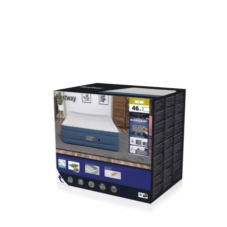 Надувная кровать 152х203х46см "AlwayzAire" встр.насос 220В с автоподкачкой, до 300кг, Bestway 67624 BW