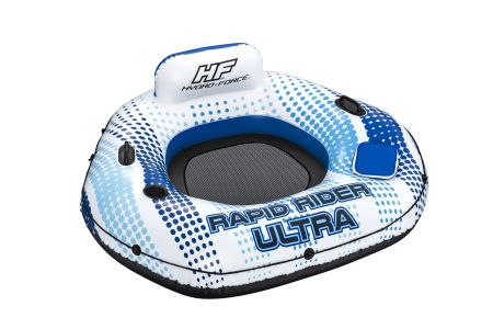 Надувной круг-кресло 165x148см "Rapid Rider Ultra" с ручками и подстакаником, холодильник, до 100кг, Bestway 43726 BW