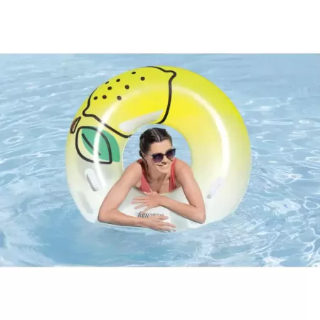 Надувной круг 1,14 м "Лимон", до 100 кг, от 12 лет, Bestway 36448 BW