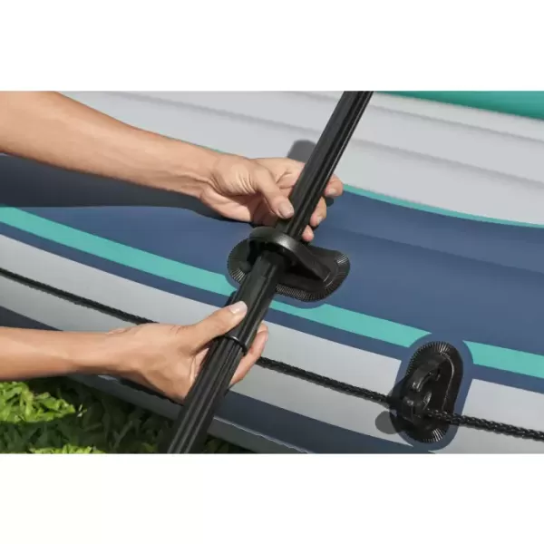 Надувная лодка "Trek X2 Raft Set" 232х118см, вёсла 62015, насос 62002, до 250кг, Bestway 61153 BW