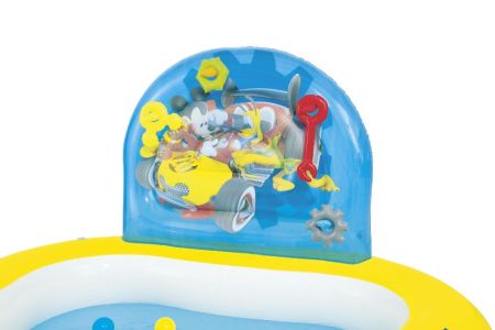 Игровой бассейн 157х157х91см "Mickey Mouse" с мячами (6шт) и игрушками, 151л, от 2 лет, Bestway 91015 BW