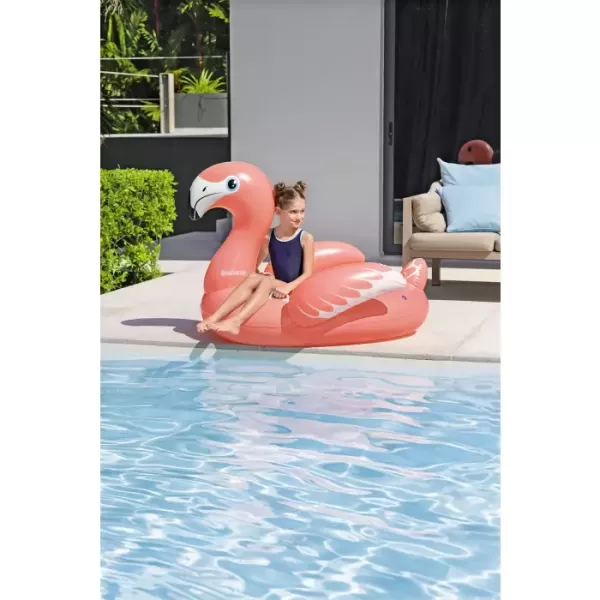 Надувная игрушка-наездник 128x110x87см "Фламинго", от 3 лет, Bestway 41525 BW