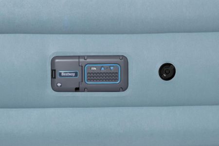 Надувная кровать 152х229х79см со спинкой, встр.насос 220В, до 300кг, Bestway 69060 BW