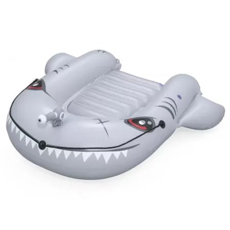 Надувной матрас-плот для плавания 160x115 см "Акула" с ручками, до 45кг, от 3 лет, Bestway 42073 BW