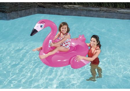 Надувная игрушка-наездник 135х119см "Фламинго" от 3 лет, Bestway 41103 BW