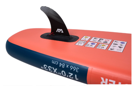 SUP-доска "Monster Sky Glider" 366х84х15см, насос, весло, лиш, киль, ремнабор, сумка, до 170кг, Aqua Marina BT-23MOP