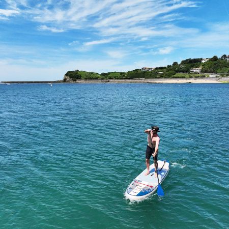 SUP-доска "Magma" 340х84х15см, насос, весло, лиш, киль, ремнабор, сумка, до 150кг, Aqua Marina BT-23MAP