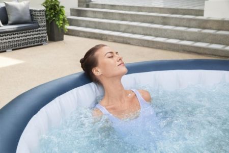 СПА-бассейн 146/196х71см "Milan AirJet Plus" 916л, круглый, аэромассаж, Bestway 60029 BW