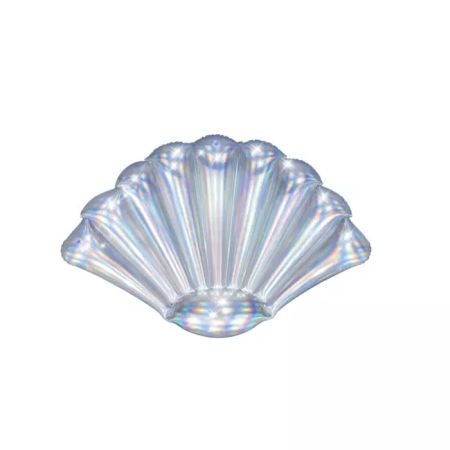 Надувной матрас-плот для плавания 185х114см "Радужная ракушка" до 90кг, Bestway 43414 BW