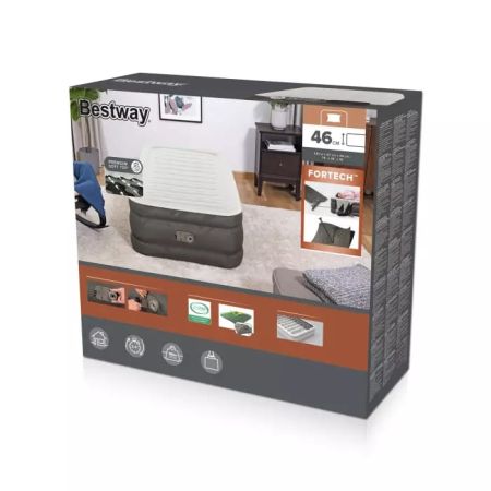 Надувная кровать 97х191х46см, встр.насос 220В, до 150кг, Bestway 69048 BW