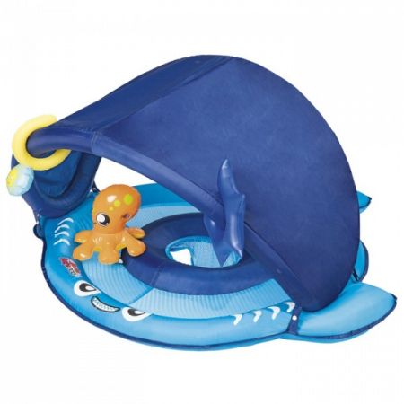 Детская лодка с сеткой и надувным козырьком 94 см, Bestway 34110 BW