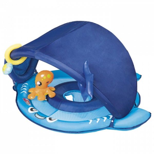 Детская лодка с сеткой и надувным козырьком 94 см, Bestway 34110 BW