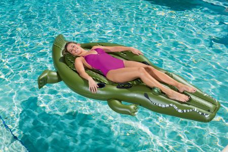 Надувная игрушка-наездник 259х104см "Крокодил" от 3 лет, Bestway 41096 BW