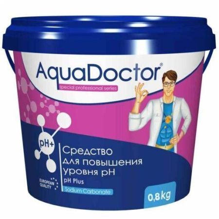 PH Плюс, 0.8 кг ведро, гранулы для повышения уровня рН воды (PHP-0.8), AquaDoctor AQ83480