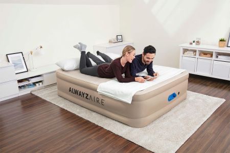 Надувная кровать 152х203х51см "AlwayzAire" встр.насос 220В с автоподкачкой, до 300кг, Bestway 69054 BW