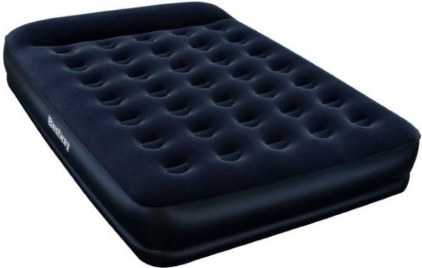 Надувная кровать Restaira Air Bed with Ac Air Pump(Queen) 203х152х38 см, электронасос в комплек, Bestway 67457 BW