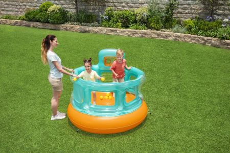 Игровой центр-батут 152х152х117см с мячами (6шт), до 55кг, 3-6 лет, Bestway 52344 BW