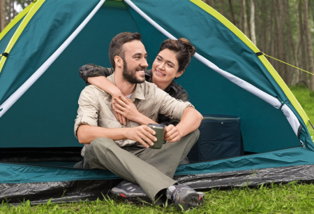 Палатка 4-местная "Wander Dome 4 Tent" 240x200x135см, полиэстер 190Т, 600мм, 110гр/м2 PE, Bestway 68143 BW