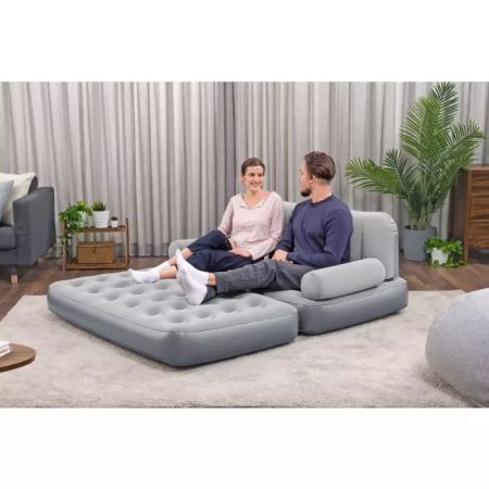 УЦЕНКА Надувной диван-трансформер 152х188х64см "Multi-Max 3-in-1" встр.насос 220В, Bestway У75079 BW