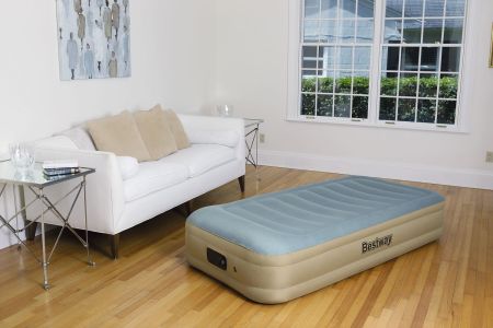 Надувная кровать 97х191х36см "Essence" встр.нас. 220В, Bestway 69005 BW