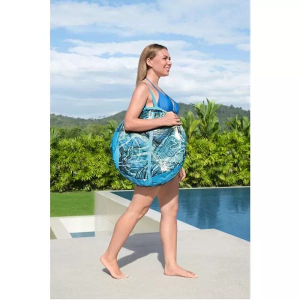 Надувной матрас-шезлонг для плавания 171х94х16см с сеткой, до 130кг, Bestway 43552 BW