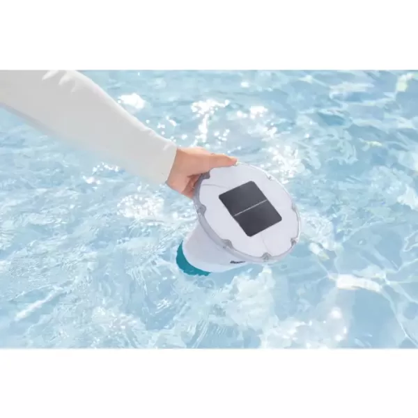 Диспенсер для химикатов SolarGlow с подсветкой RGB на солн. батареях с пультом д.у., Bestway 58943 BW