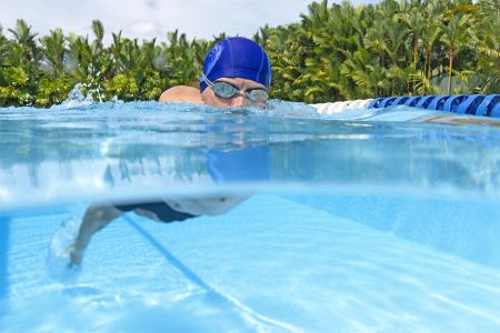 Шапочка для плавания тканевая, от 14 лет, Bestway 26039 BW