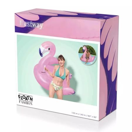 Надувной плот 153х143см "Фламинго" с ручками, до 90кг, Bestway 41475 BW