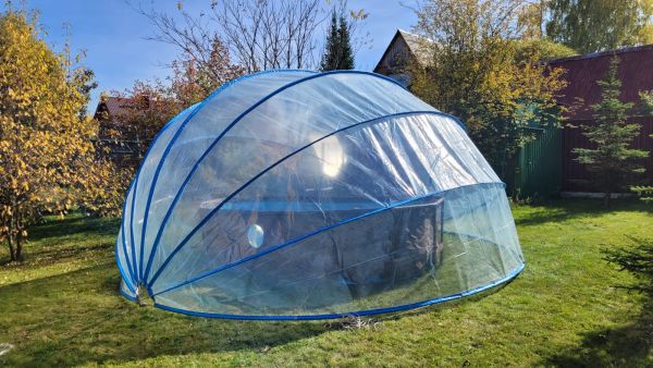 Круглый купольный тент павильон Pool Tent 4,5м. для бассейнов и СПА, Pool Tent PT450