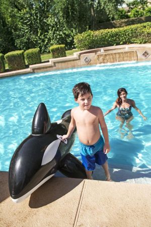 Надувная игрушка-наездник 203х102см "Кит" с ручками, до 45кг, от 3 лет, Bestway 41009 BW