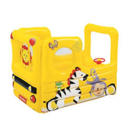 Игровой центр 137х96х96см "Школьный автобус Fisher Price" с мячами (20шт), от 2 лет, Bestway 93506 BW