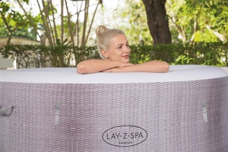 СПА-бассейн 132/180х66см "Cancun AirJet" 669л, круглый, аэромассаж, Bestway 60003 BW