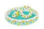 Детский надувной бассейн 122х20см с мячом и кругом, 137л, от 2 лет, Bestway 51124 BW