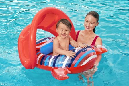 Надувная лодочка 86х66см "Краб" 6-18 мес, 2 вида, Bestway 34125 BW