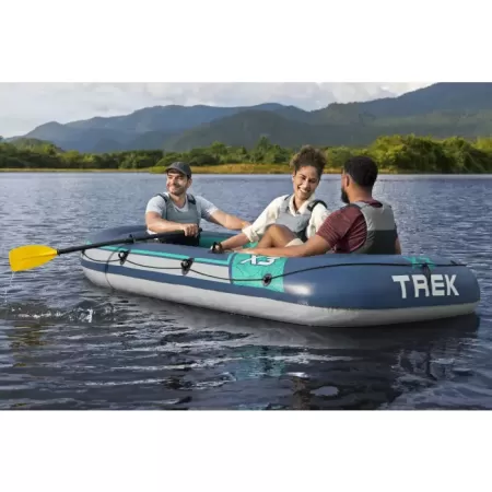 Надувная лодка "Trek X3 Raft Set" 294х137см, вёсла 62015, насос 62003, до 360кг, Bestway 61154 BW