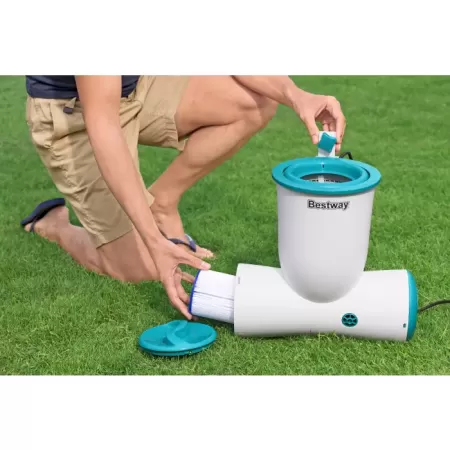 Картриджный фильтр-насос 3974л/ч, картр.III, подвесной со скиммером, для бассейнов от 1100 до 31700л, Bestway 58469 BW