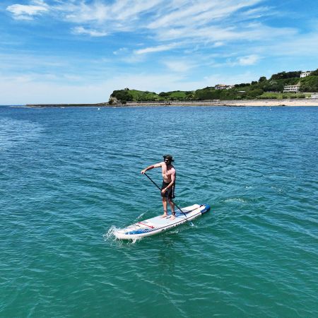 SUP-доска "Magma" 340х84х15см, насос, весло, лиш, киль, ремнабор, сумка, до 150кг, Aqua Marina BT-23MAP