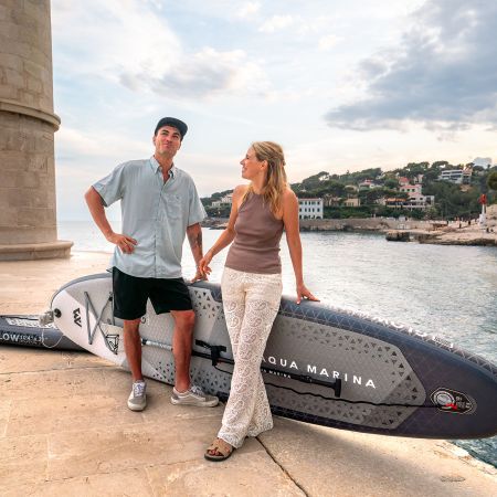 SUP-доска "BT-24GL" 315х79х15см, Ambient Light System, киль, лиш, до 140кг, Aqua Marina BT-24GL