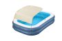 Детский надувной бассейн 254x178x140см "Summer Bliss" с навесом , 778 л, от 6 лет, Bestway 54449 BW