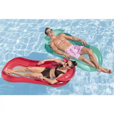 Надувной матрас-шезлонг для плавания 160х84см "Aqua" до 90кг, Bestway 43103 BW