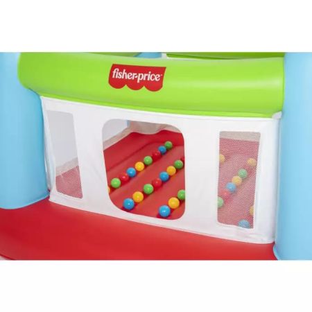 Игровой центр-батут 175х173х135см "Fisher Price" с мячами, встр.нас. 220В, до 85кг, от 3 лет, Bestway 93563 BW