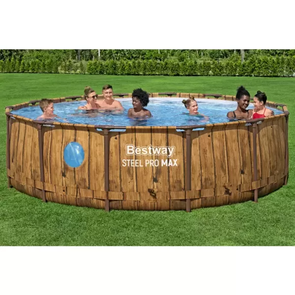 Каркасный бассейн Splashview Pool 427х107см, фильтр-насос, лестница, тент, Bestway 561JM BW