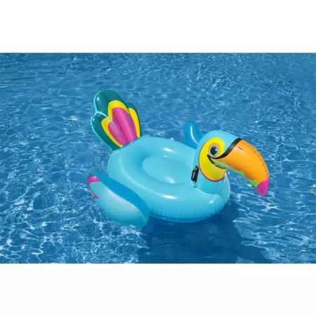 Надувной матрас-плот для плавания 207х150см "Тукан" с ручками, до 90кг, от 12 лет, Bestway 41126 BW