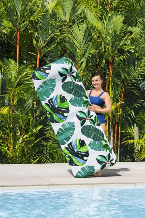 Надувной матрас для плавания 183x73 см, тканевый, до 100 кг, Bestway 43731 BW