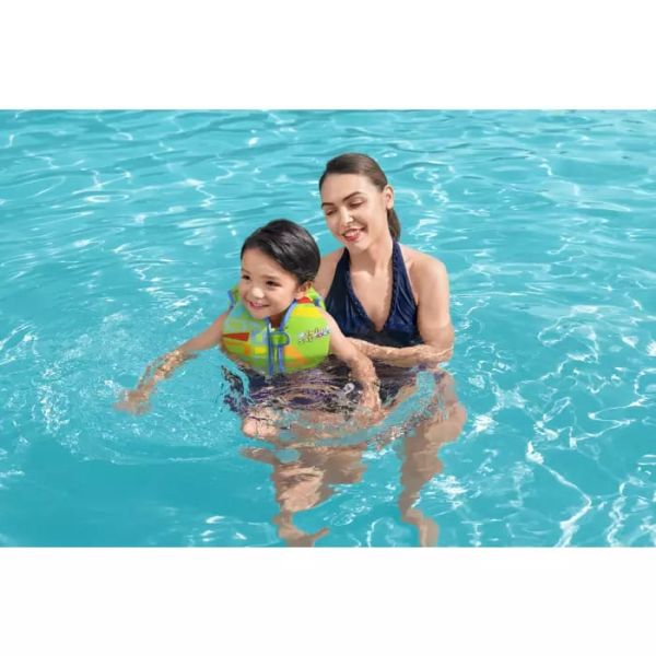 Жилет для плавания с пенопл. встав., 11-18кг, 1-3 лет, 2 цвета, Bestway 32176 BW