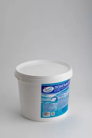 ЛОНГАФОР, 5кг ведро, табл.200гр, медленнорастворимый хлор для непрерывной дезинфекции воды, Маркопул Кемиклс М09