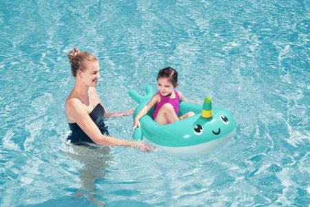 Надувная лодочка 118х89см "Нарвал" 3-6 лет, Bestway 34120 BW